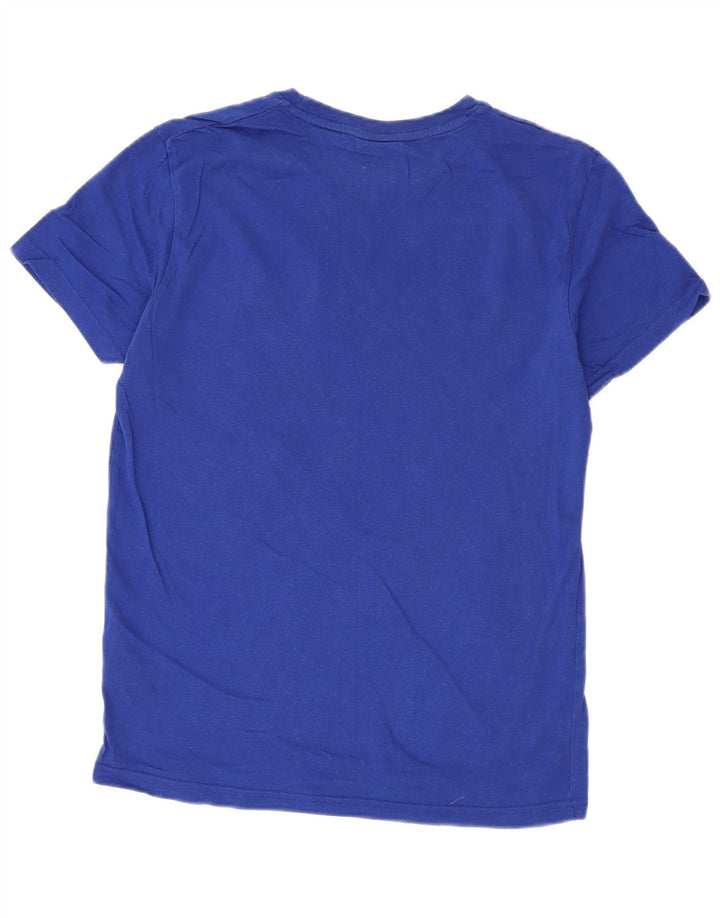 Ανδρικό T-Shirt Superdry Μπλουζάκι από μεσαίο μπλε βαμβακερό