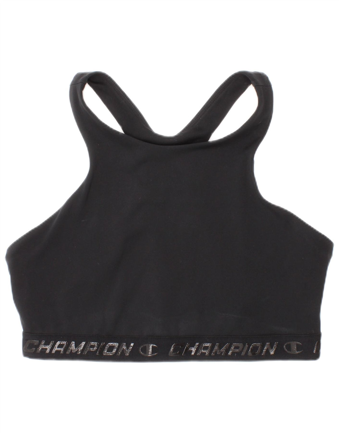 Champion Womens Graphic Sport Bra Top Medium Black Sports