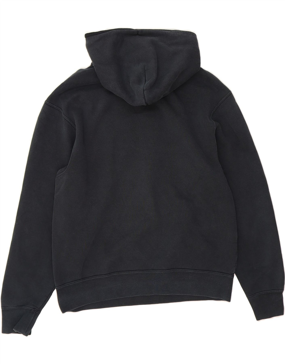 JORDAN Mens Graphic Hoodie Jumper Medium Black Polyester Vintage Jordan and Second-Hand Jordan from Messina Hembry 