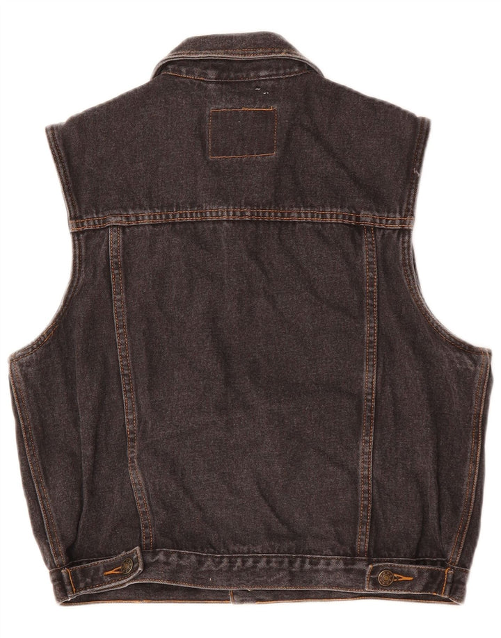 Arizona Boys Denim Gilet 13-14 Years Grey Cotton