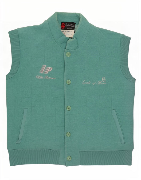 Conte of Florence Veste de survêtement graphique pour homme IT 46 Small Turquoise