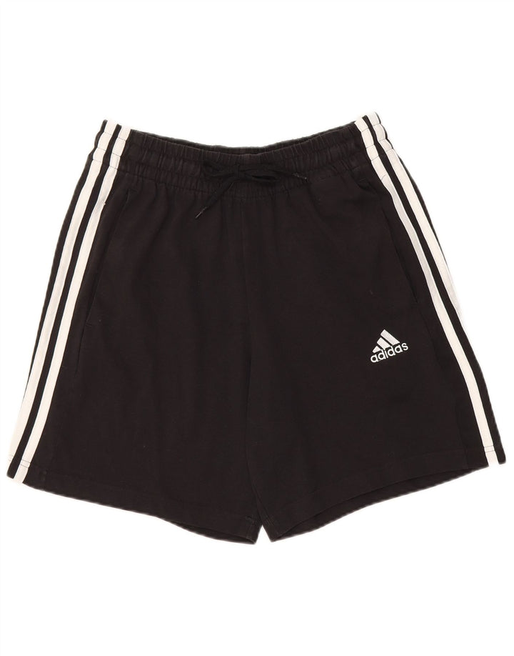 Adidas Mens Sport Shorts Small Black Cotton