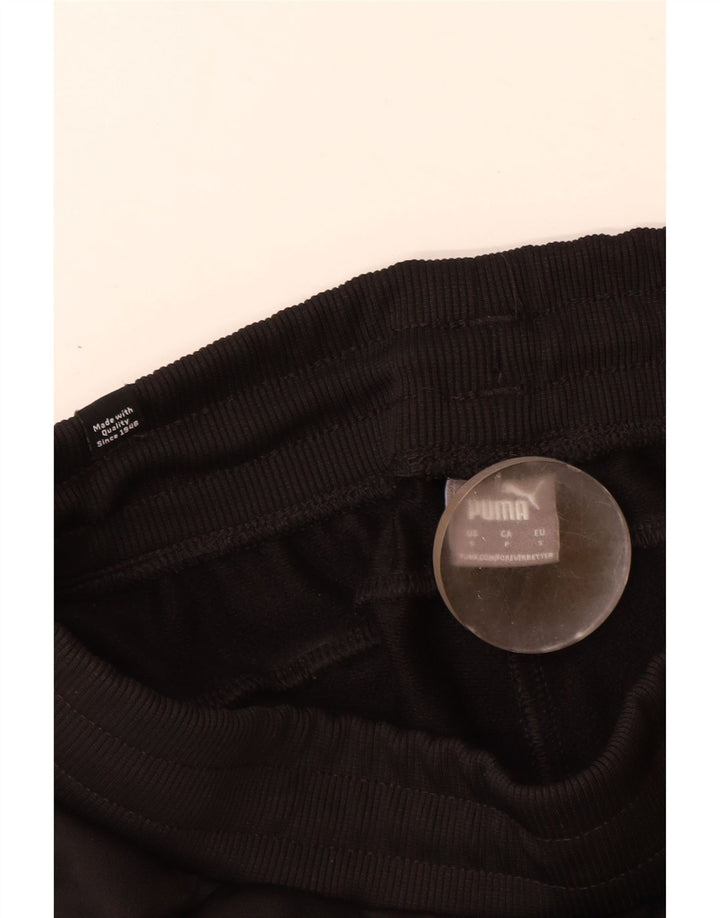 Puma Mens Tracksuit Trousers Joggers Small  Black Polyester