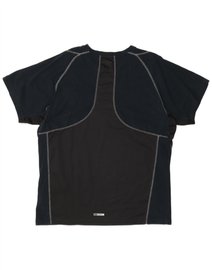 T-shirt da uomo Puma Top XL blu navy color block
