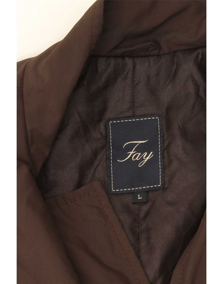 Jaqueta utilitária feminina Fay UK 16 grande marrom