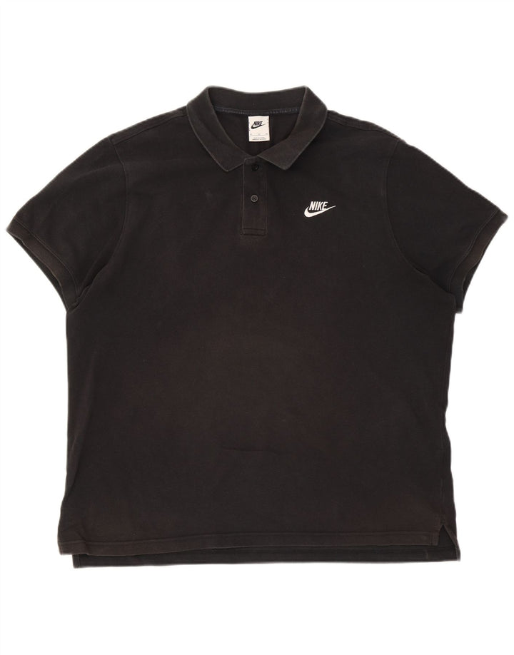 Nike Mens Polo Shirt XL Black Cotton