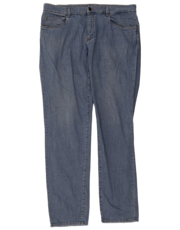 Trussardi Herren Straight Jeans W40 L36 Blau