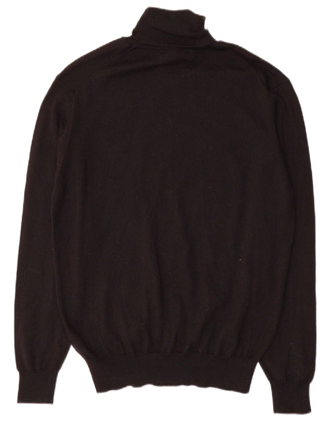 Marks & Spencer Womens Roll Neck Jumper Sweater UK 16 Large Black