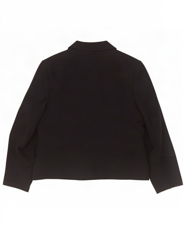 Marks & Spencer Veste blazer St. Michael 4 boutons pour femme UK 16 Large Noir