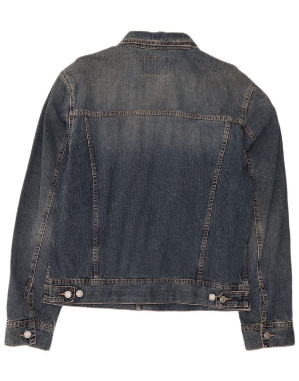 Sisley Herre denimjakke UK 40 Large Blue Cotton