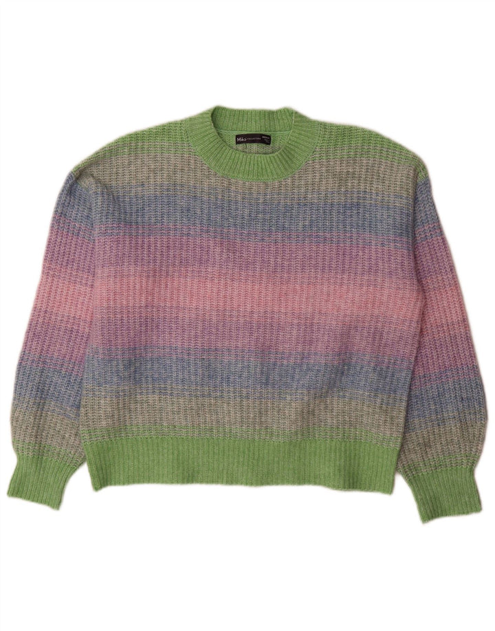 Maglione maglione girocollo da donna Marks & Spencer UK 14 medio multicolore