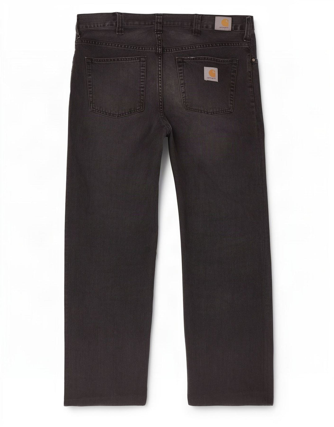 Jeans dritti da uomo Carhartt W32 L30 cotone nero