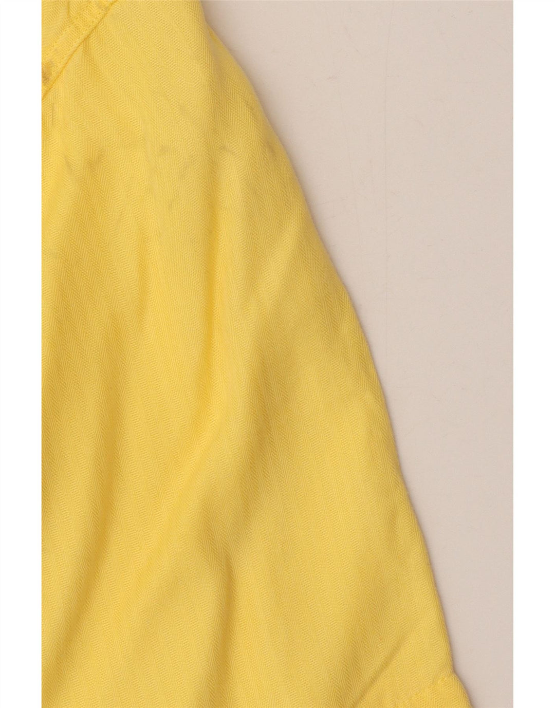 JOOP Mens Short Sleeve Shirt Large Yellow Lyocell Vintage Joop and Second-Hand Joop from Messina Hembry 