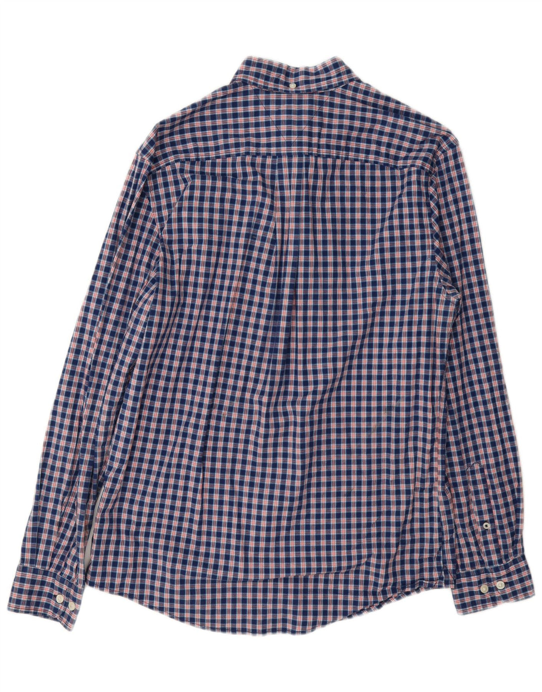 Koszula męska Tommy Hilfiger, bawełniana, w średnią granatową kratkę