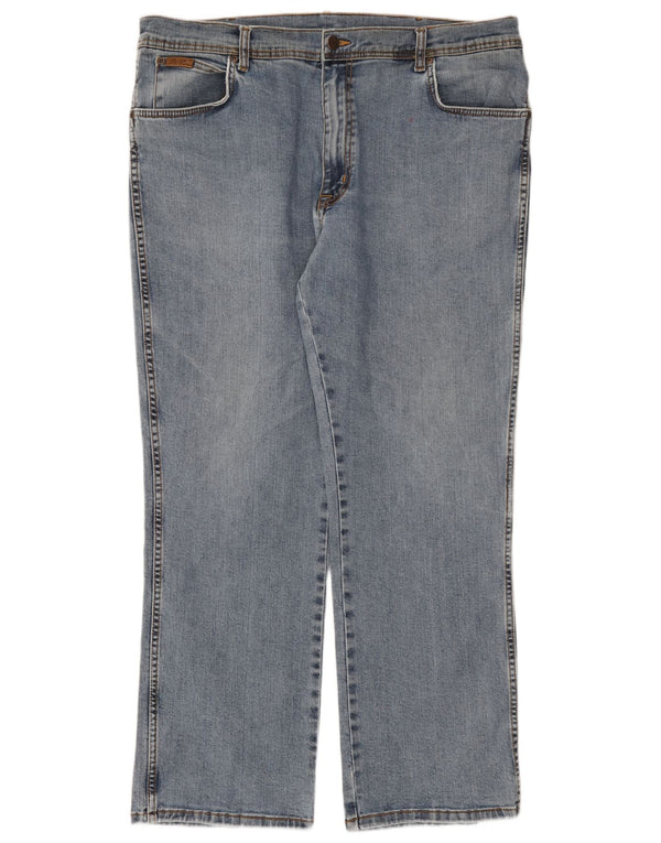 Мужские прямые джинсы Wrangler Texas Stretch W38 L30, синий хлопок