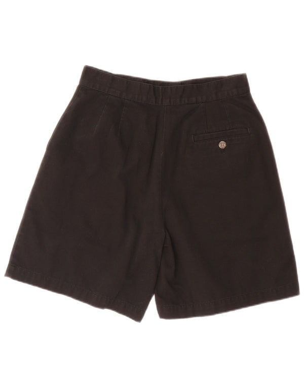 L.L.Bean Damen Freizeitshorts US 4 Small W24 Schwarze Baumwolle