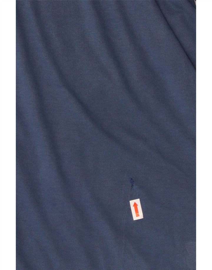 T-shirt uomo K-WAY Top Large in cotone blu
