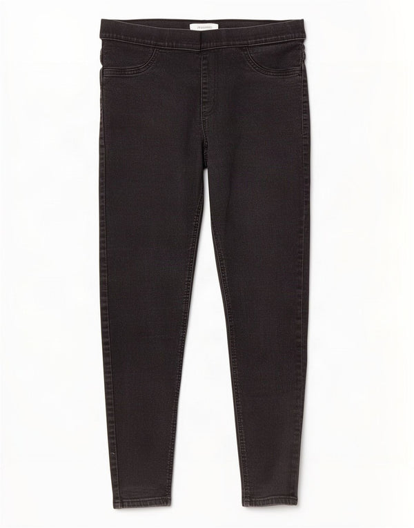 Marks & Spencer Γυναικεία Jegging Τζιν UK 14 Large W31 L26 Black Cotton
