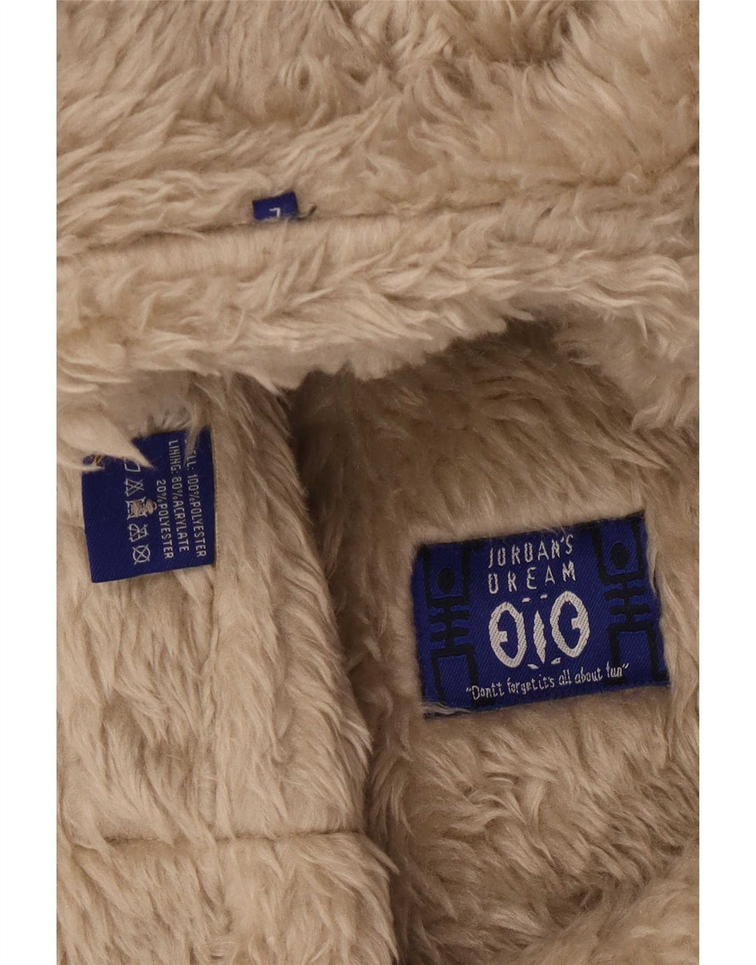 Vintage hombres Sherpa abrigo Reino Unido 40 poliéster verde grande
