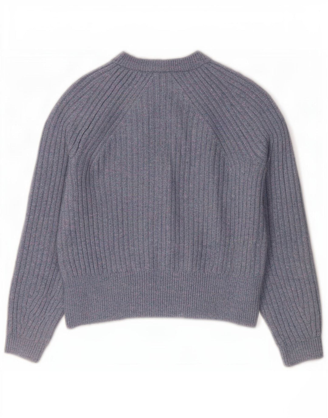 Marks & Spencer Γυναικεία Crop Oversized Ζακέτα πουλόβερ UK 10 Small Blue