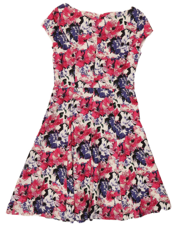 Laura Ashley Womens Regular Tea Dress UK 12 Medium Multicolored Floral
