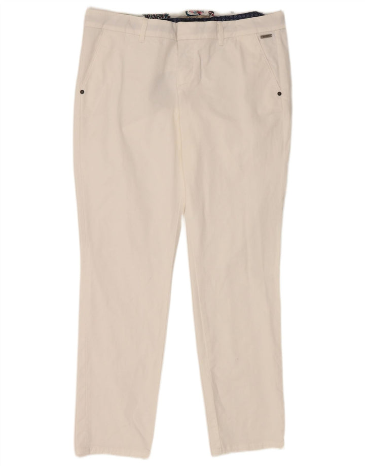 Guess Kvinder Berta Slim Fit Chinobukser W34 L29 Hvid