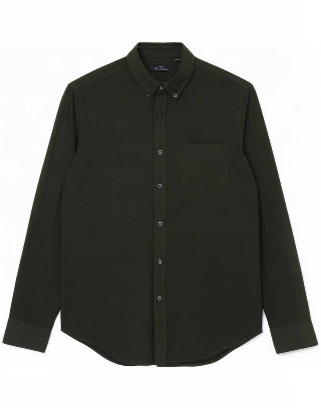 Camisa Ben Sherman Hombre Algodón Verde Medio
