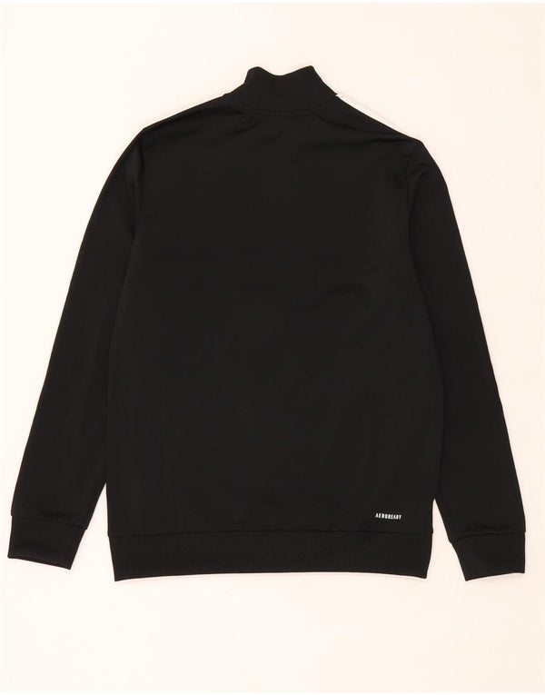 Giacca da tuta Adidas Aeroready da ragazzo 13-14 anni Colorblock nera