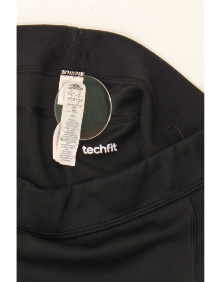 Adidas Womens Climalite Leggings UK 12/14 Medium  Black Polyester
