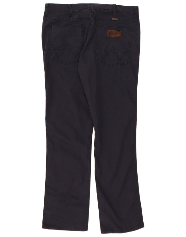 Wrangler Herre Arizona Stretch Lige Casual Bukser W36 L32 Marineblå
