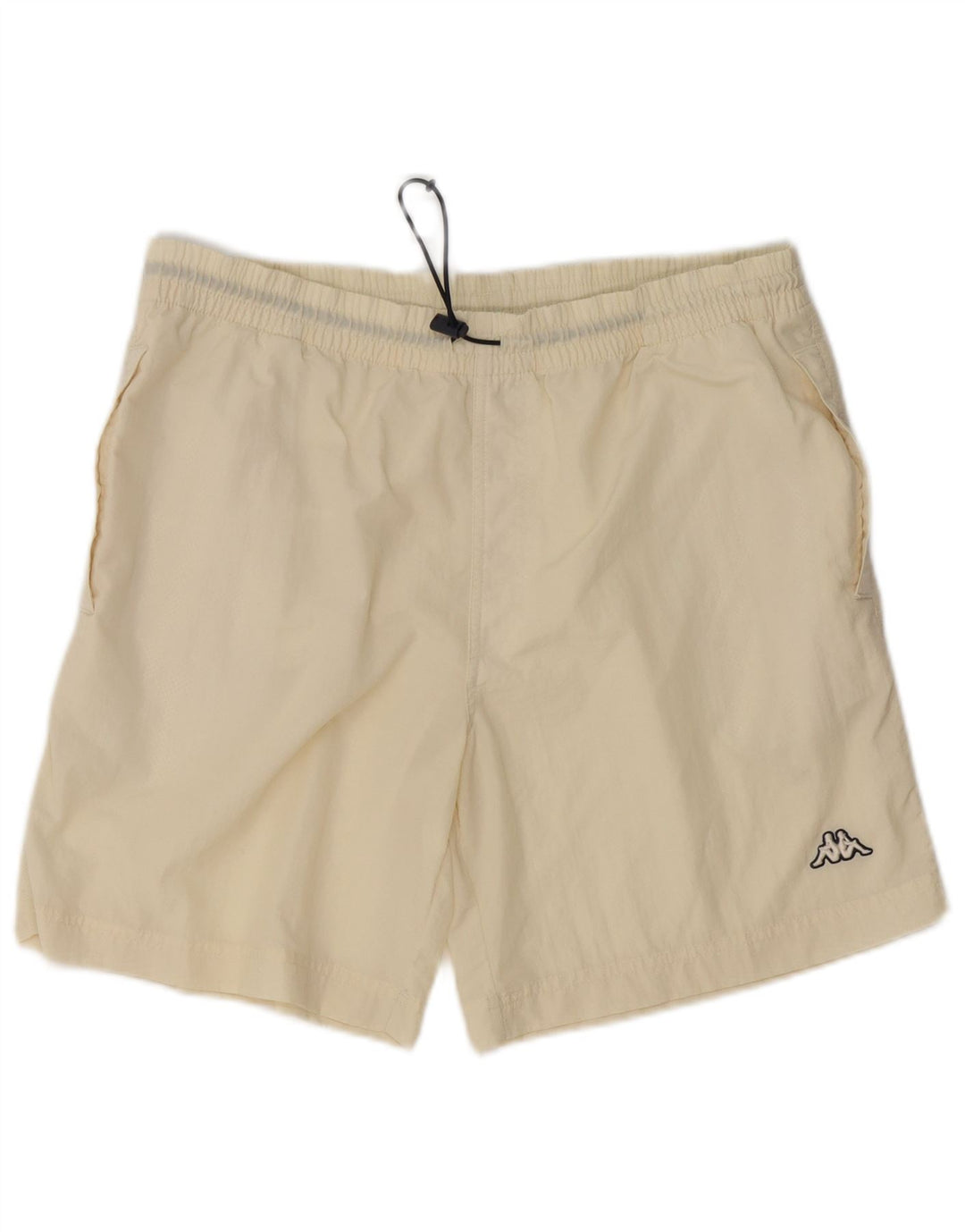 KAPPA Mens Swimming Shorts Large Off White Polyamide