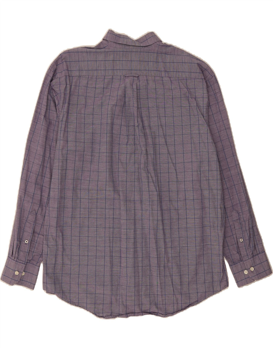 IZOD Mens Big & Tall Shirt XL Purple Check Cotton Vintage Izod and Second-Hand Izod from Messina Hembry 