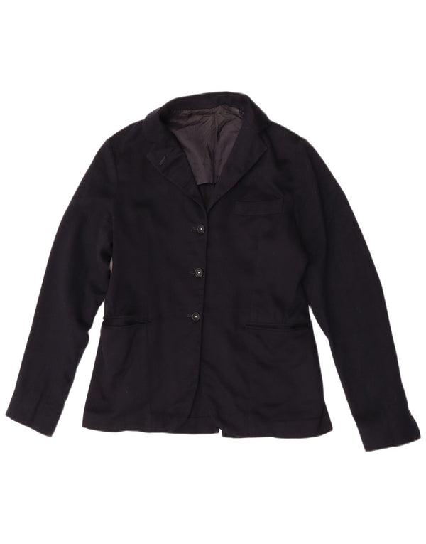 Sartoria Giuseppe Postiglione Jachetă Blazer Femei UK 12 Medium Bleumarin