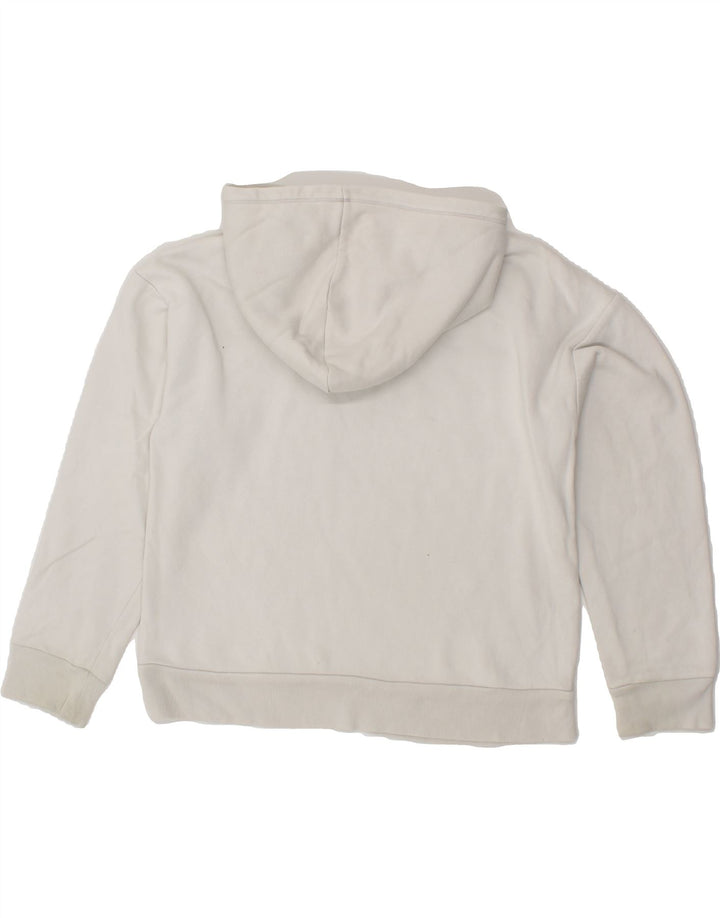 GAP Boys Graphic Hoodie Jumper 11-12 Years XL White Cotton Vintage Gap and Second-Hand Gap from Messina Hembry 