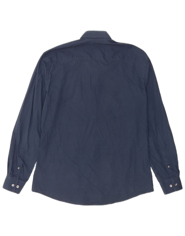 French Connection Chemise Homme Large Bleu Marine Coton