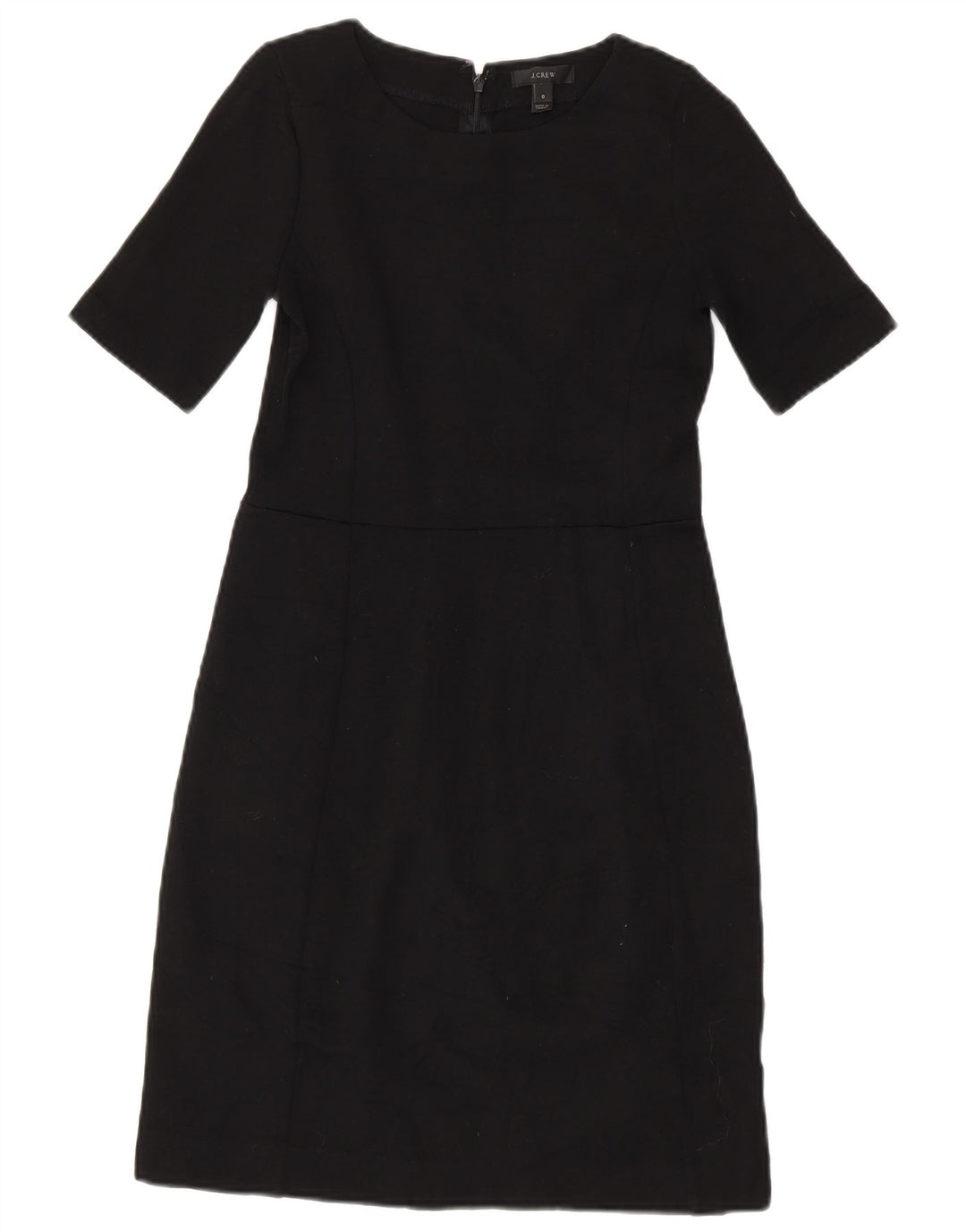 J. CREW Womens Sheath Dress US 0 XS Black Wool