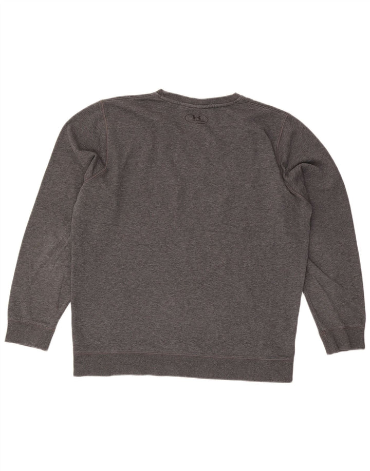 Felpa da uomo Under Armour Cold Gear, maglione grande, grigio screziato