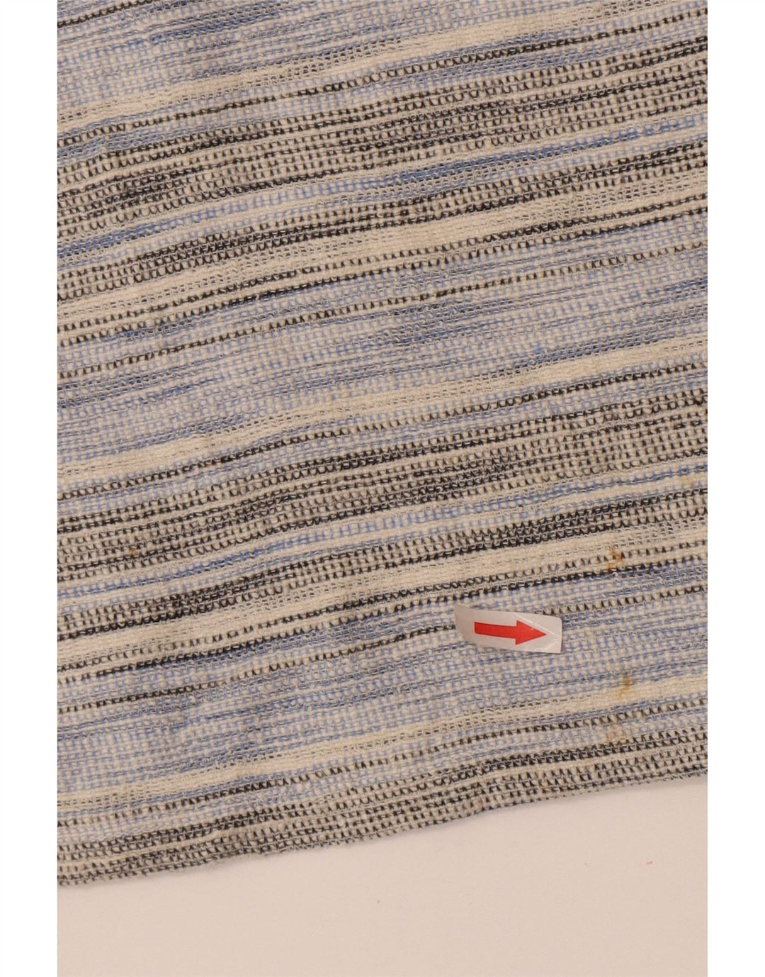 Top da donna a maniche lunghe Oasis UK 10 piccolo cotone a righe blu
