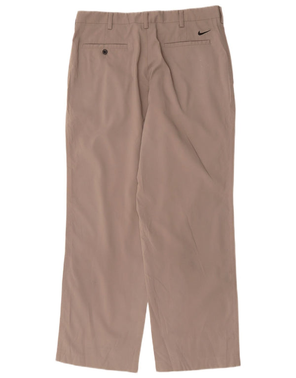 Nike Herre Dri Fit Straight Chino Bukser W34 L32 Grå