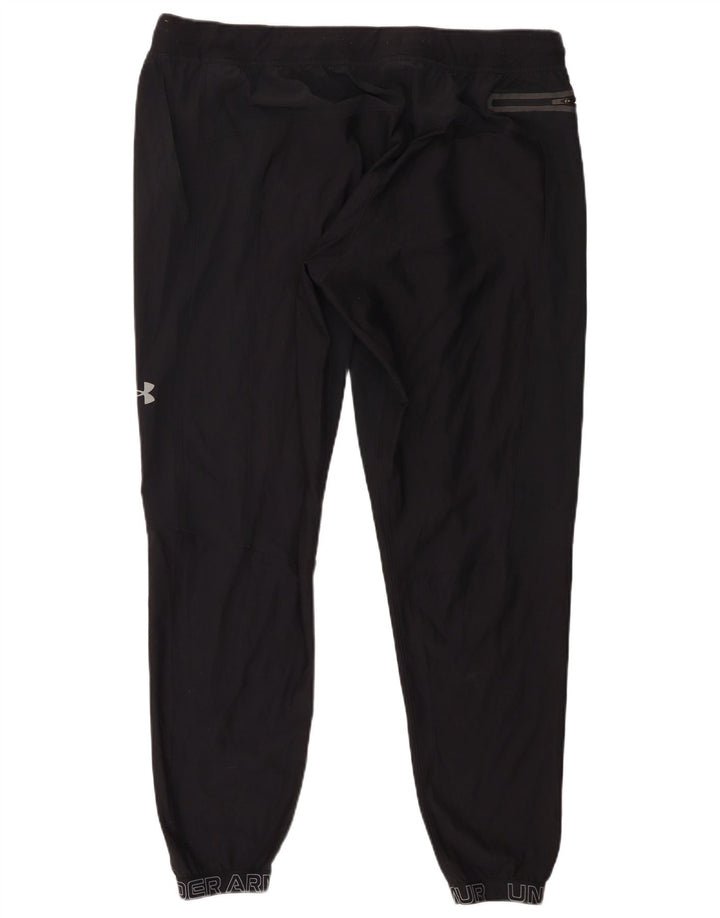 Under Armour Mens Graphic Tracksuit Trousers Joggers 2XL Black Polyester
