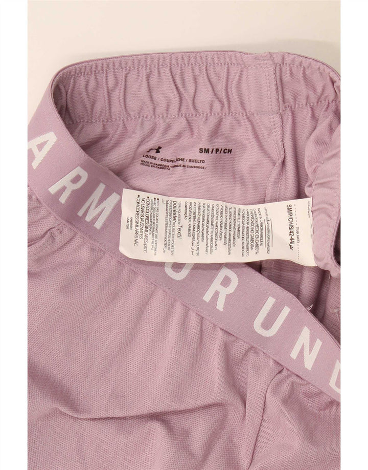 Pantaloncini sportivi grafici da donna Under Armour UK 10 piccoli poliestere rosa