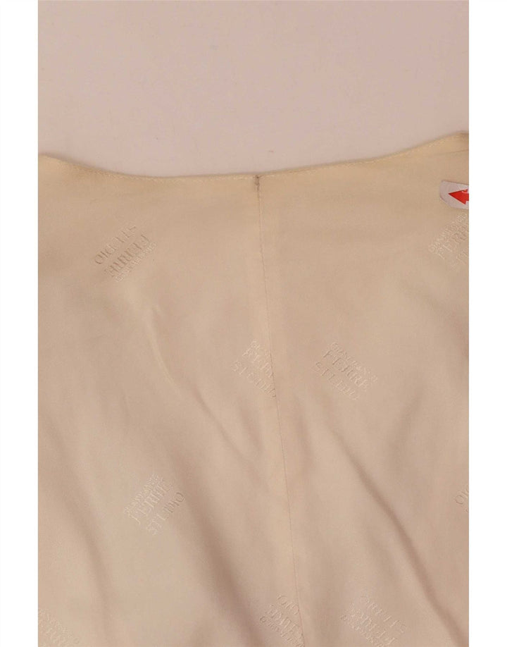 gilet homme vintage IT 56 2XL Soie Grise