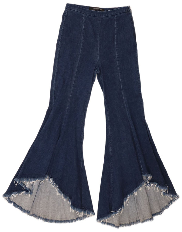 Jeans svasati da donna Zara XS W24 L29 Blu navy