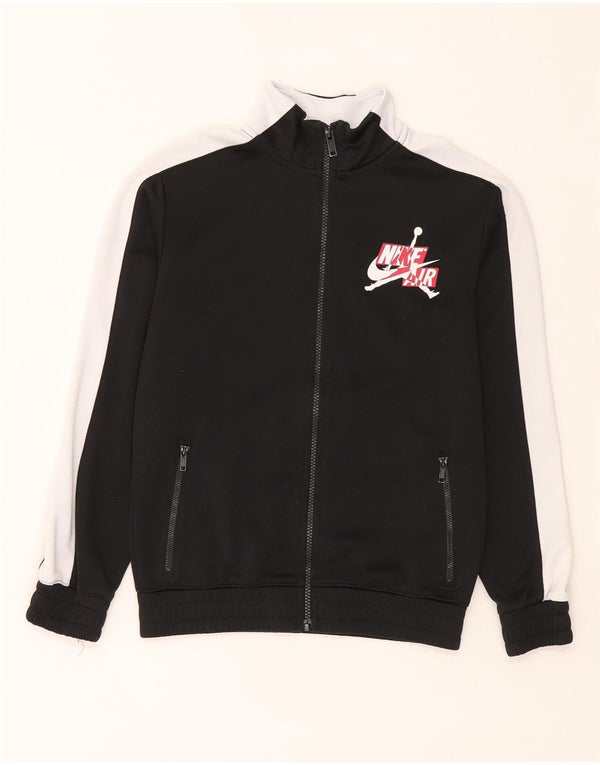 Jordan Boys Tracksuit Top Jacket 10-11 Years Medium Black Colourblock