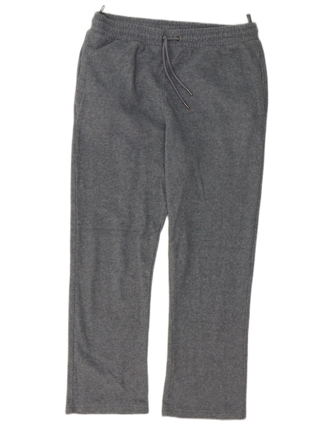 Marks & Spencer Womens Fleece Tracksuit Trousers UK 12 Medium Grey
