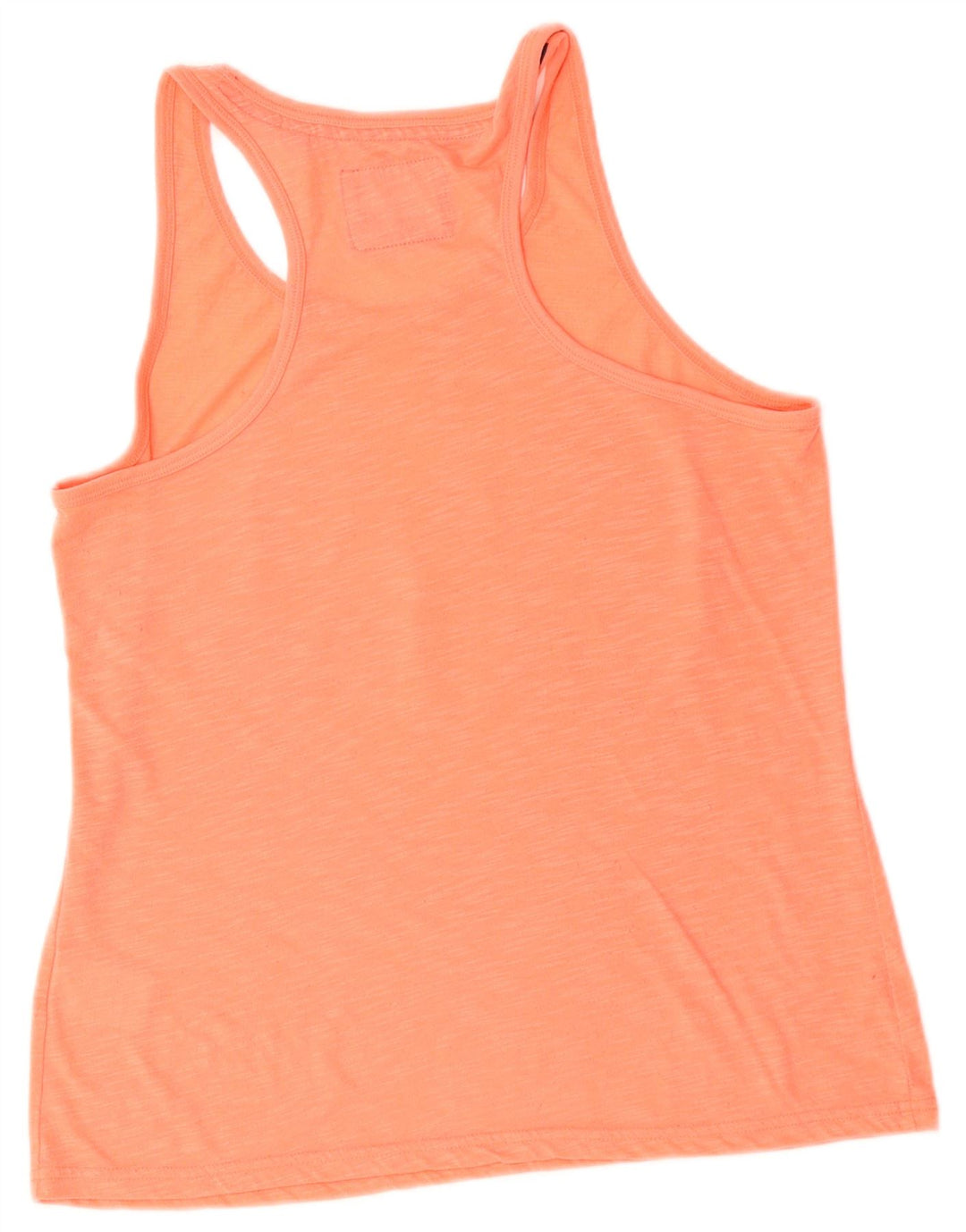 Superdry Grafisk Vest Top UK 14 Stor Orange Polyester til kvinder