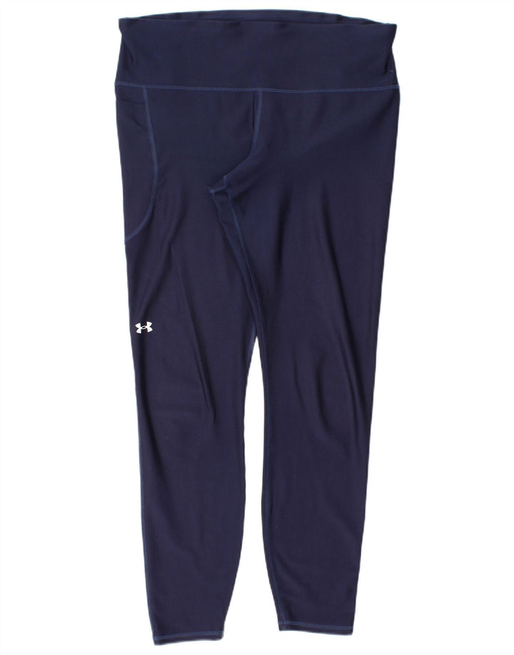 Legginsy damskie Under Armour UK 14, duże, granatowe