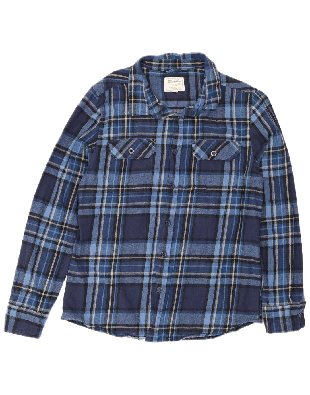 Mountain Warehouse Herre Flanelskjorte Medium Navy Blue Check