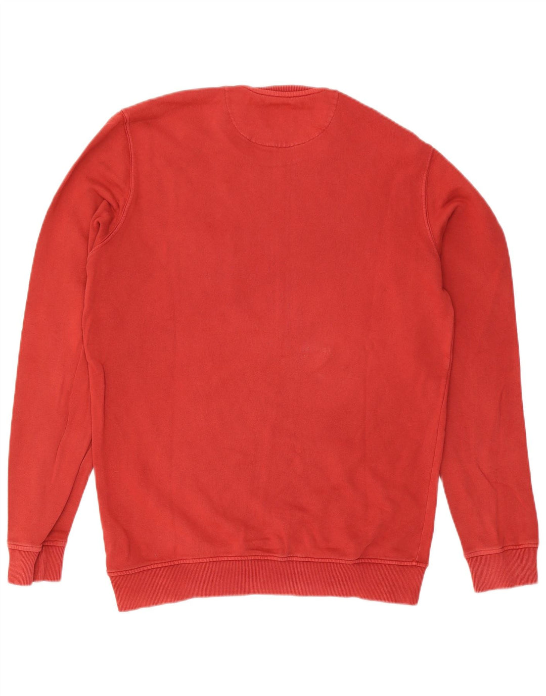 Lyle & Scott Mens Sweatshirt Jumper Large Red Cotton