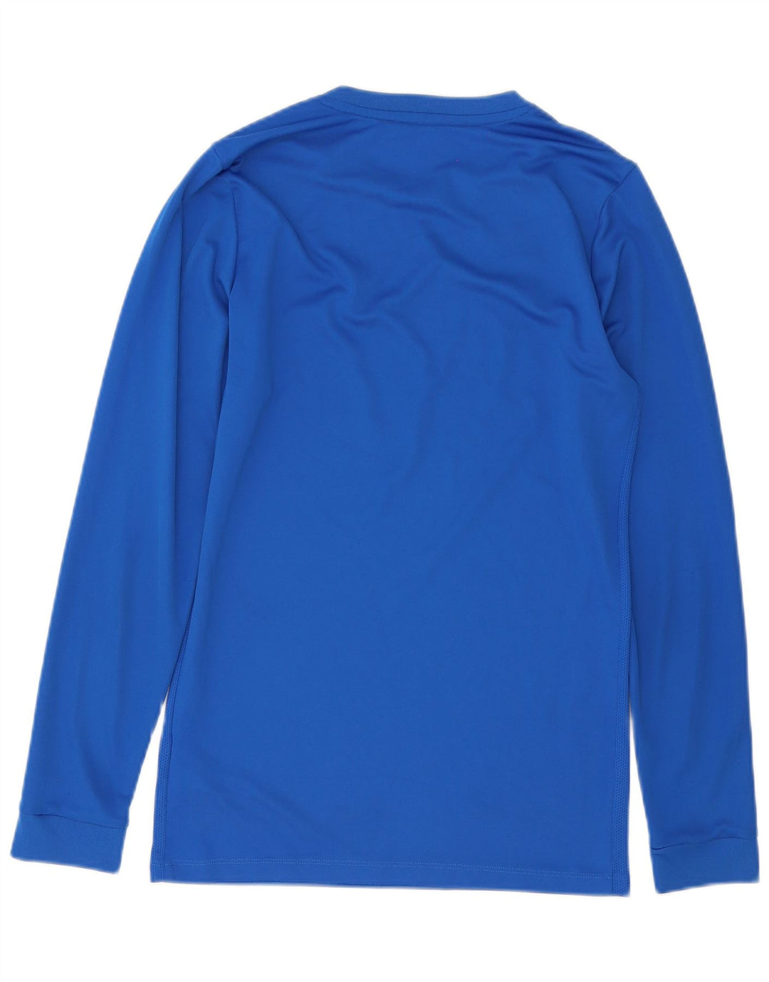 Nike Mens Dri Fit Top Long Sleeve Small Blue Polyester